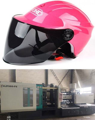 빨간 안전 헬멧 제조 높은 출력 주입 폼 머신
