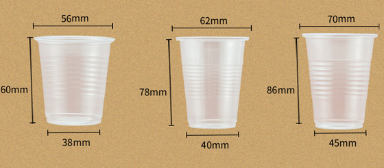 일회용 투명한 두꺼운 플라스틱 컵 주사 폼 머신 완전 자동