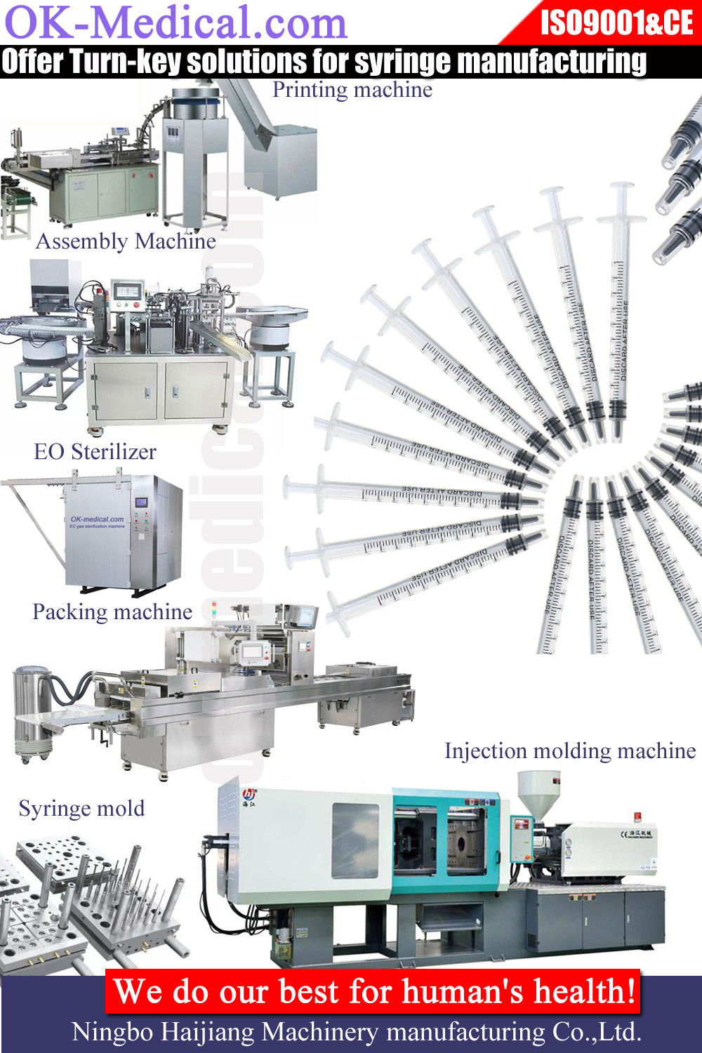 Korean Injection Machine 1000kg 자동 주사 제조 기계